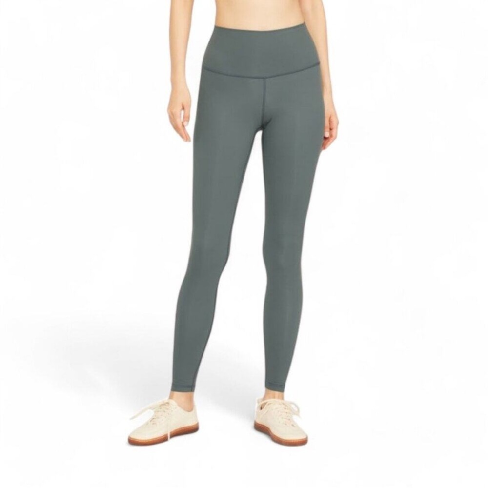 Everlane Women’s The Perform Leggings Sage Green High Waist 28" Ankle Size M